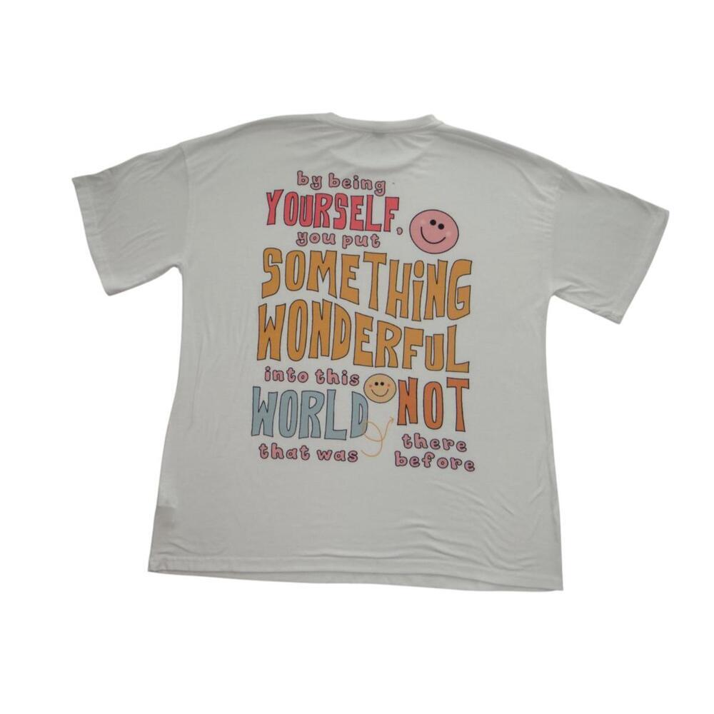 Shein X Happy Message T-Shirt - Large